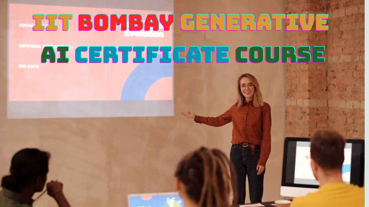 IIT Bombay genrative Ai Certificate Course